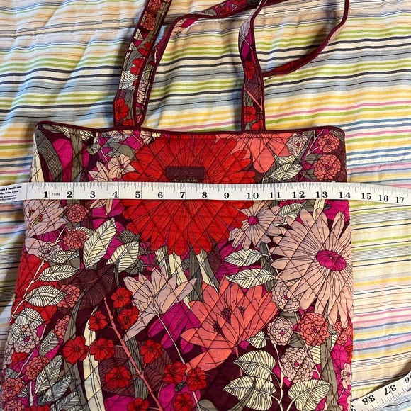 Vera Bradley‎ Bohemian Blooms Large Tote EUC - Picture 7 of 8